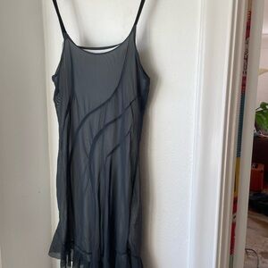 Greta Garmel mesh lined mini dress